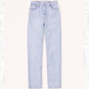 Abercrombie and Fitch 90s Ultra High rise Straight jeans